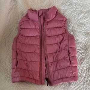 Primary Pink Puffer Vest
